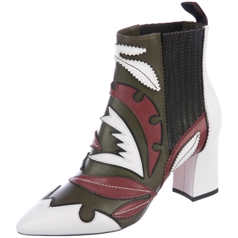 Santoni Leather Ankle Boots